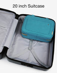 Bonchemin Teal The Space Saver Toiletry Bag