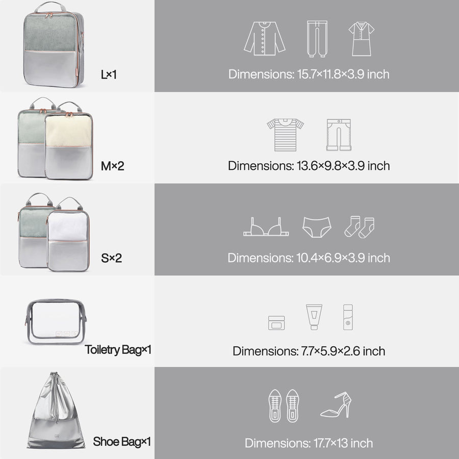 7 Set Packing Cubes