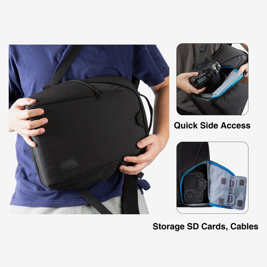 Anti-Theft Waterproof Camera Case Laptop Bag