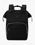 Zoraesque Black 15.6 Inch Laptop Stylish Backpack